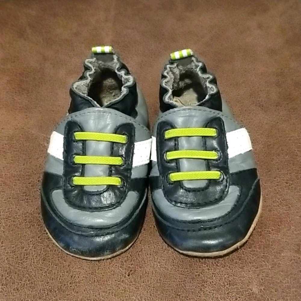 Robeez Leather Slippers 6-12m